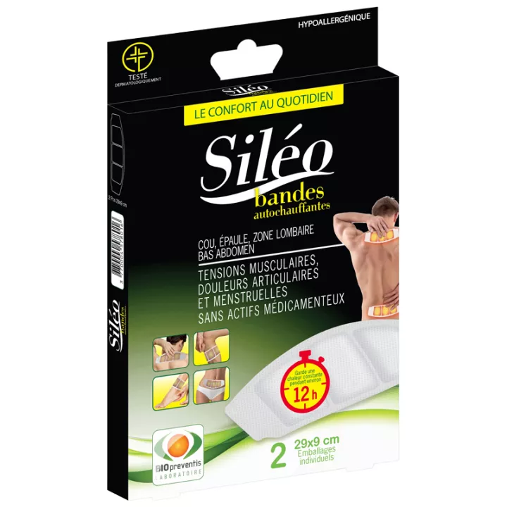 Siléo Self-heating Strips 2 Strips 29x9