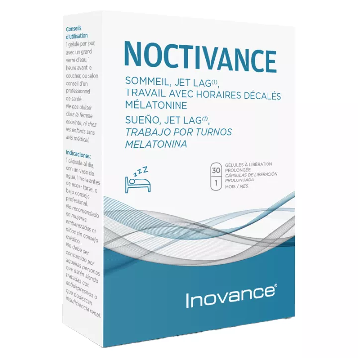 Inovance Noctivance Sueño Jet Lag 30 cápsulas