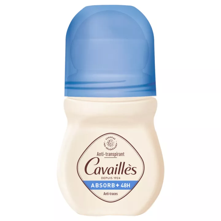 Cavaillès Deodorant Anti-Transpirant Absorb+ 48h Roll-on