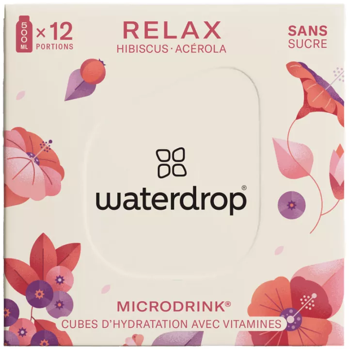 Waterdrop Microdrink Cubes Relax x 12