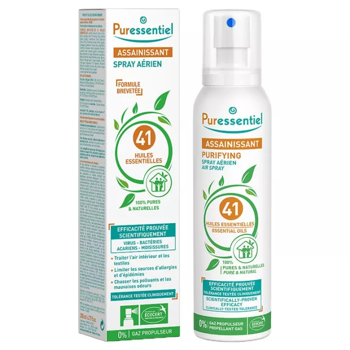 Puressentiel Cleansing Air Spray com 41 óleos essenciais