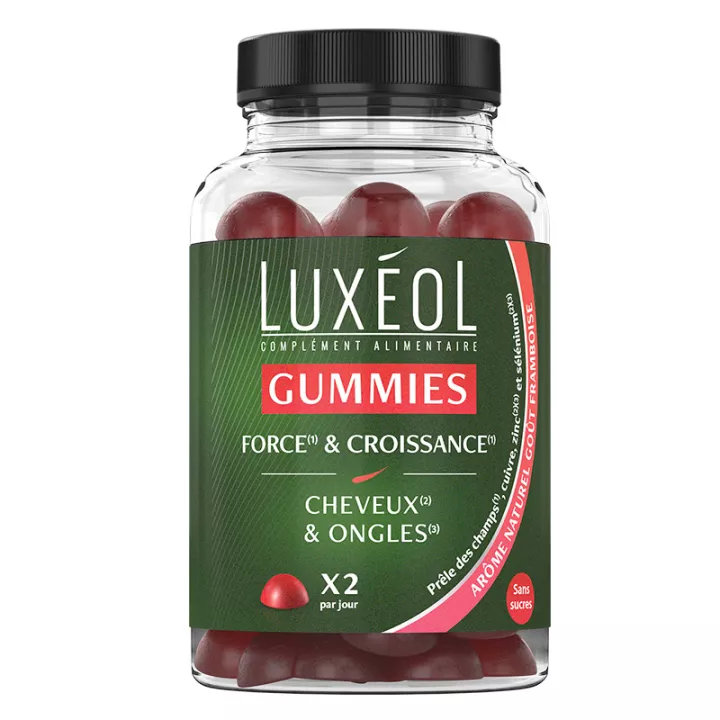 Luxéol Gummies Fuerza y Crecimiento del Cabello 60 gomitas