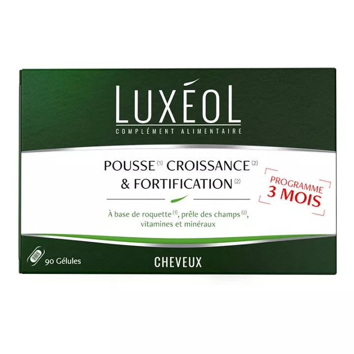 Luxeol empurra crescimento de fortificação e 30 cápsulas