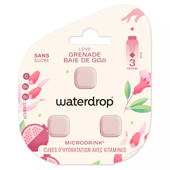 Wassertropfen-Microdrink-Würfel