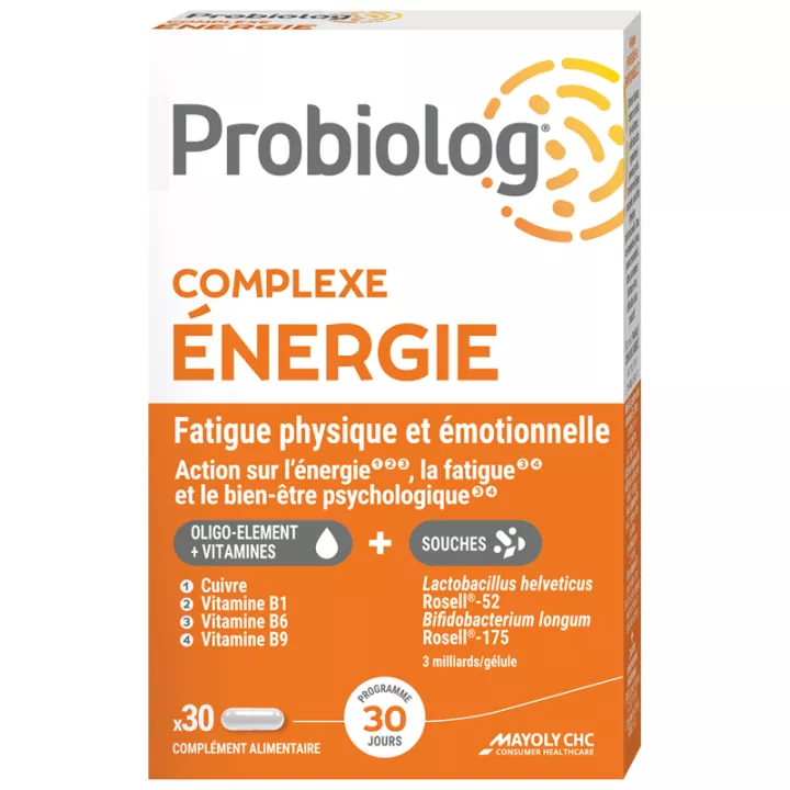 Mayoly Probiolog Complexe Énergie 30 comprimés