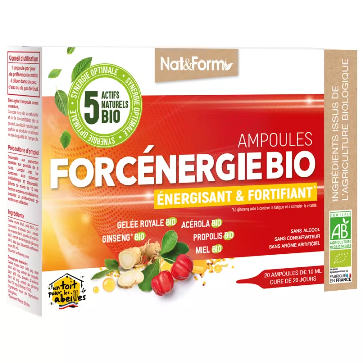 Nat&Form Forcénergie Bio 20 Fiale