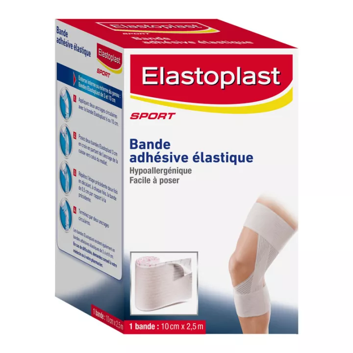 Fita adesiva elástica Elastoplast Sport 8 ou 10 cm