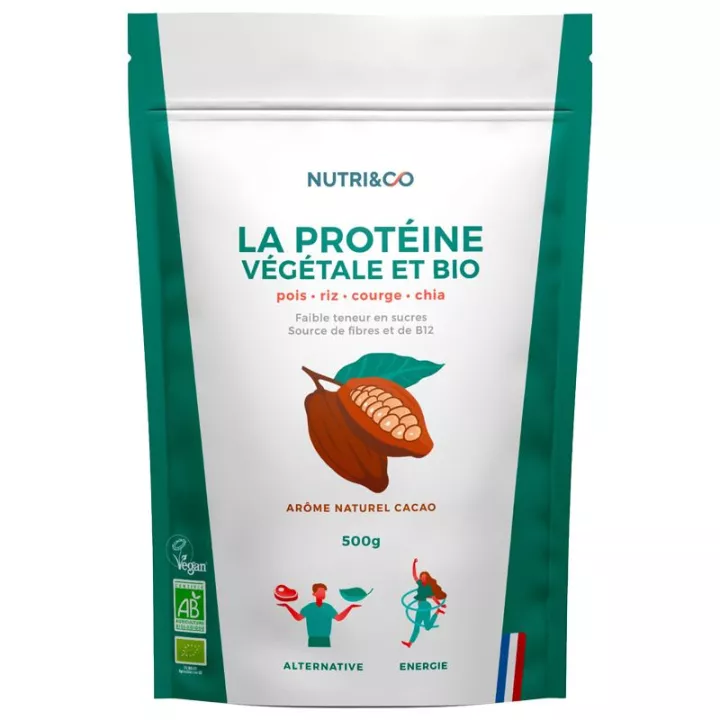 Nutri&Co Bio-Pflanzliches Proteinpulver 500g