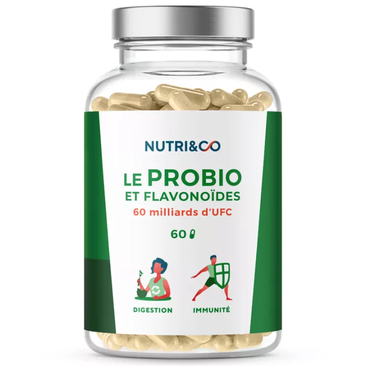 Nutri&Co Probio² und Flavonoidpulver 60 Kapseln
