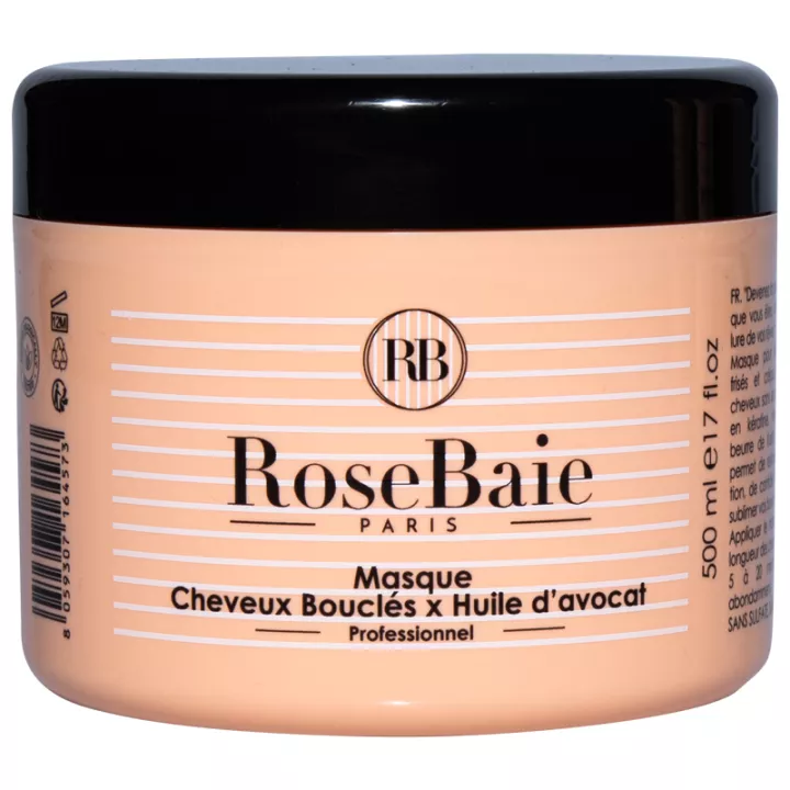 RoseBaie Máscara de Abacate para Cachos de Cabelo 500 ml