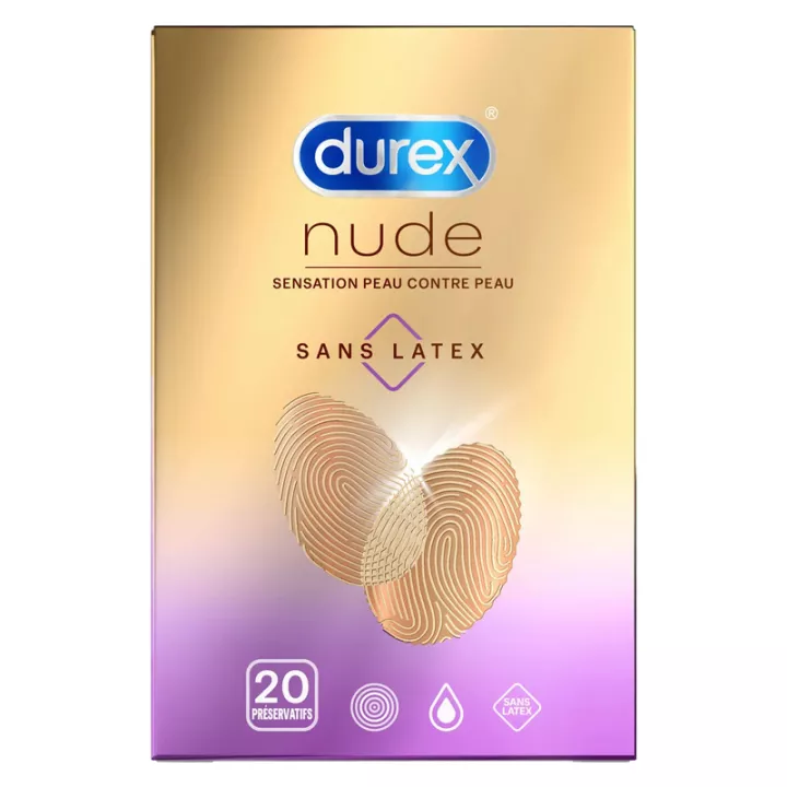 Durex Nude Max Tolerance Sans Latex 8 Préservatifs