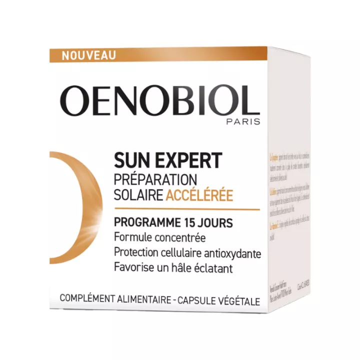 Oenobiol Sun Expert Cápsulas de preparação solar acelerada