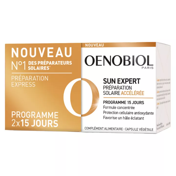 Oenobiol Sun Expert Acelerador da Preparação Solar Cápsulas 