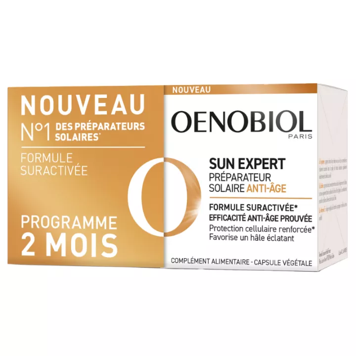 Oenobiol Sun Expert Антивозрастные капсулы для загара