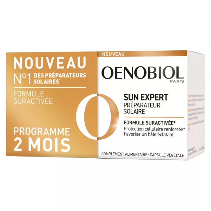 Oenobiol Sun Expert Préparateur Solaire Peau Normale 60 Capsules 