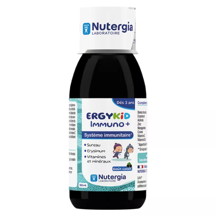 Nutergia Ergykid Immuno+ Вкус черной смородины 150мл