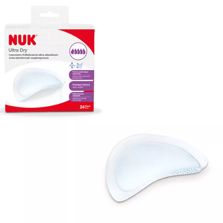 Almofadas de amamentação Nuk Ultra Dry x 24