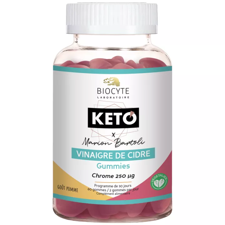 Biocyte Keto Appelciderazijn 60 gummies