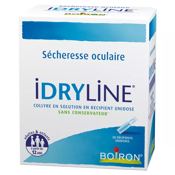 Boiron Idryline Collyre Sécheresse Oculaire 20 Unidoses