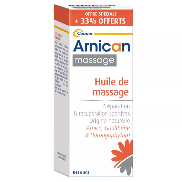 Cooper Arnican Massage Organic Oil Effetto lenitivo 200ml