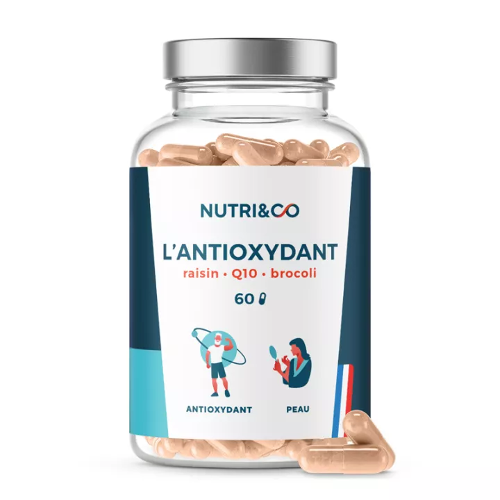 Nutri&Co Antioxidante Uva Q10 Brócolis 60 Cápsulas