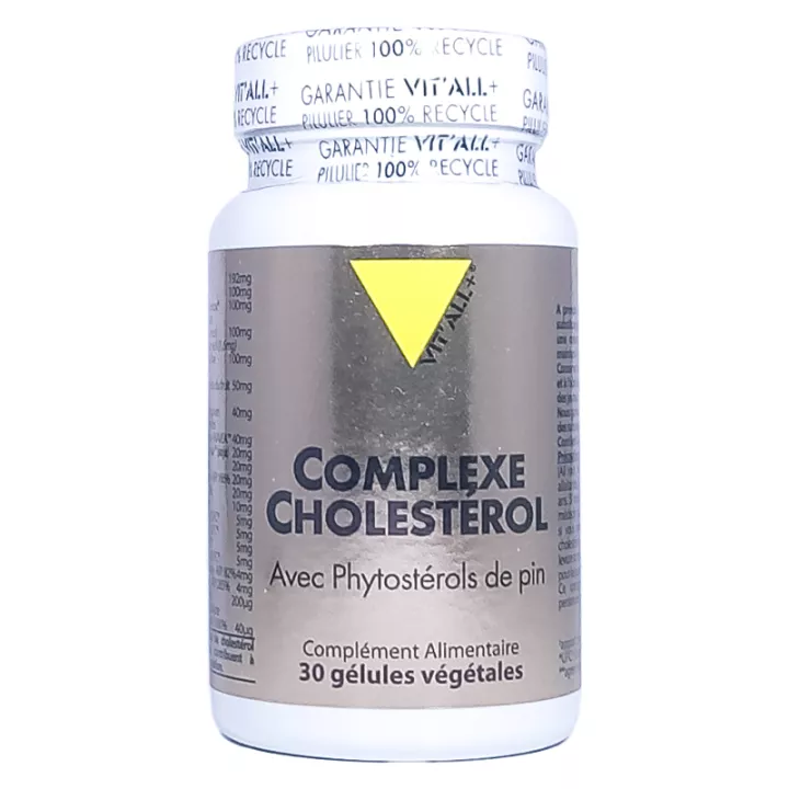 Vitall+ Complexe Cholestérol 30 Gélules Végétales