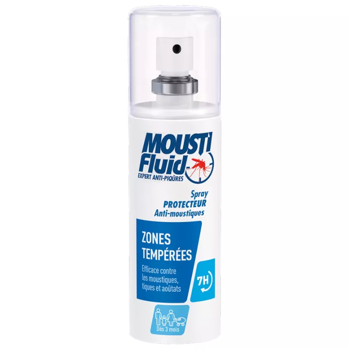 Moustifluid Lotion Protect Gematigde Zone 100ml