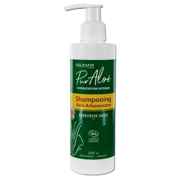 Pur'Aloé Hydratation Intense Shampoo biologico per capelli secchi 200 ml 