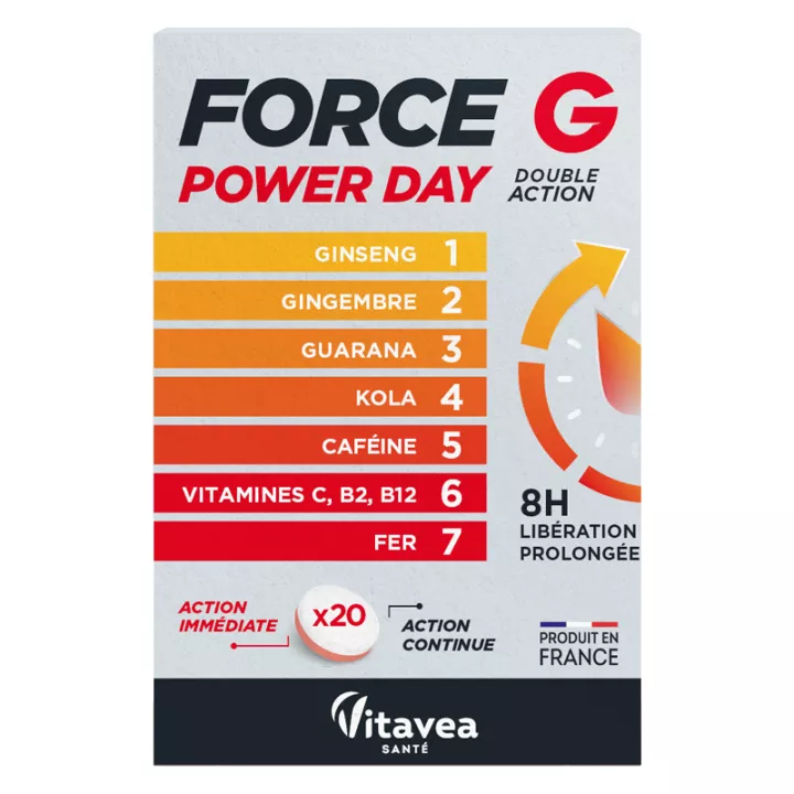 Vitavea Force G Power Día 20 Comprimidos