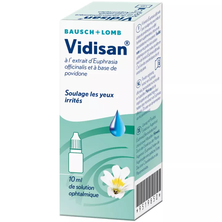 VIDISAN OPHTHALMIC SOLUTION BOTTLE 10ML