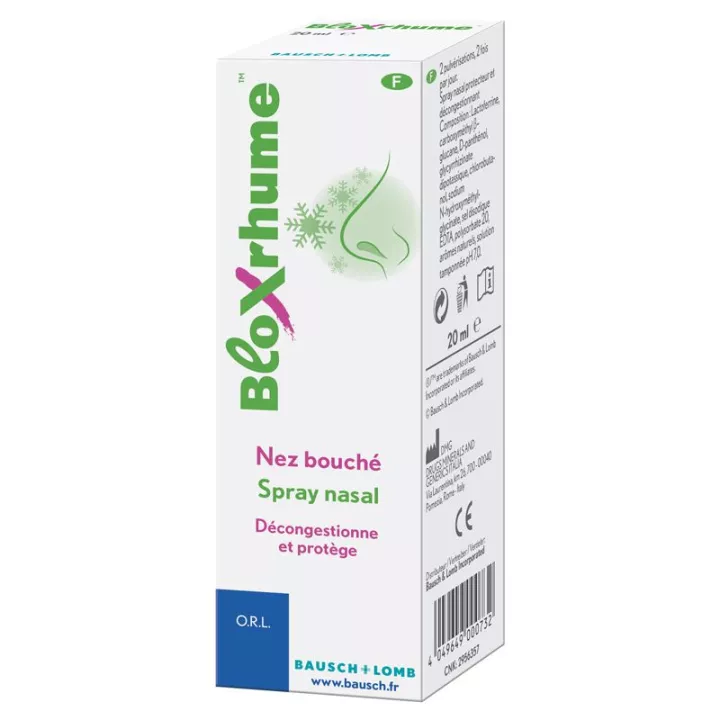 BloxRhume Decongestant Spray Nasal Protector. 20ml