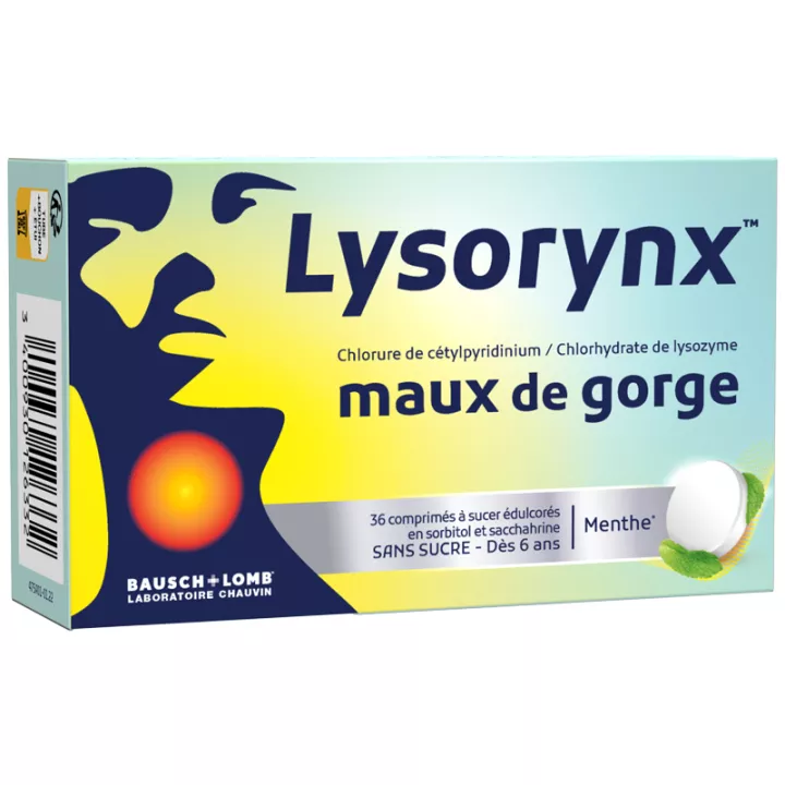 Lysorynx Keelpijn 36 tabletten