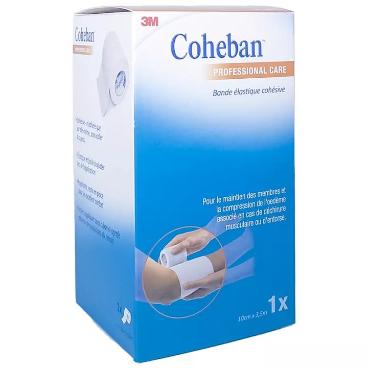 COHEBAN BAND OF CONTENTION 10CMX3M50 COHESIVE WHITE