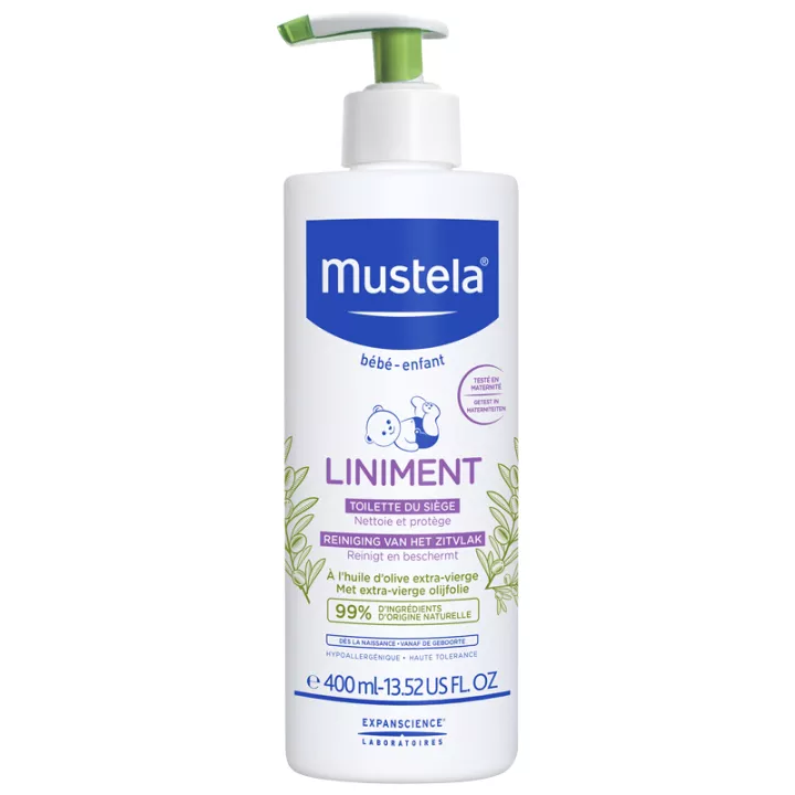 Mustela Bébé-Enfant Liniment Toilette du Siège 400 ml