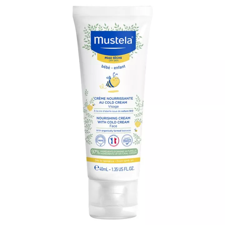 Mustela Bébé-Enfant Dry Skin Nourishing Cream with Cold Cream for the face 40ml