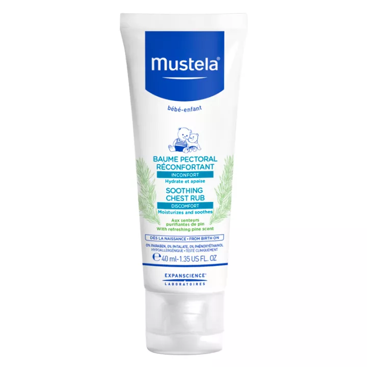 Mustela успокаивающий бальзам для груди для детей 40 мл