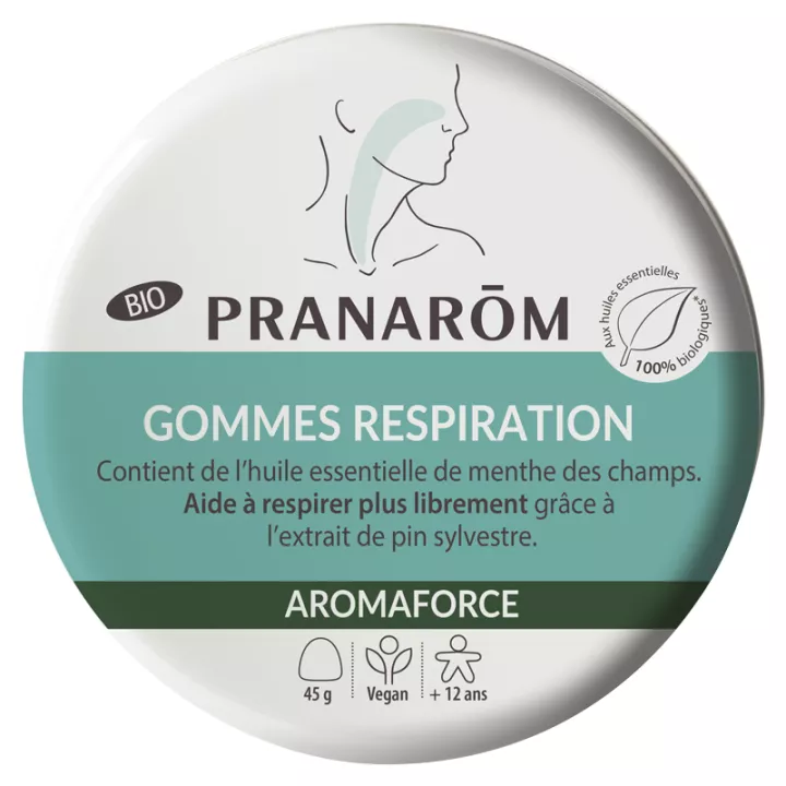 Pranarom Aromaforce Органические жевательные резинки для дыхания 45 г