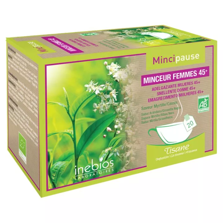 MINCIPAUSE Slimming herbal tea 45+ Bio 20 sachets in organic pharmacy