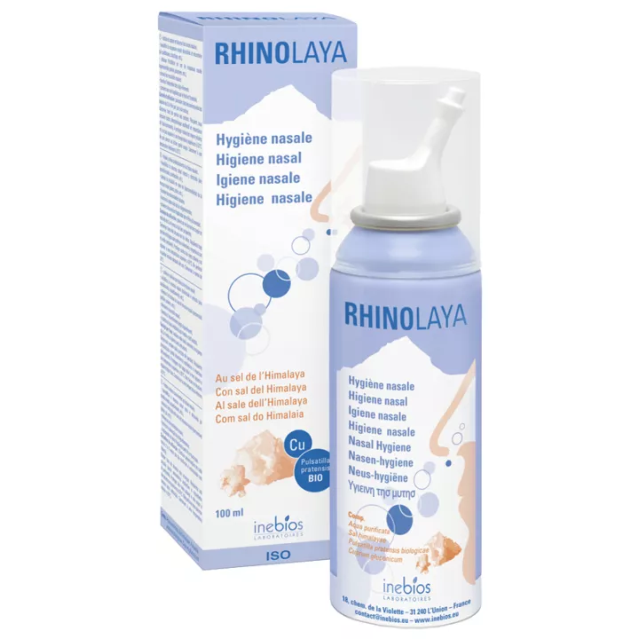 Inebios Rhinolaya Hygiène Nasale Spray 100 ml
