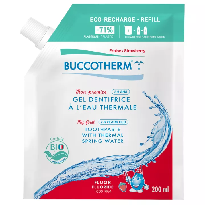 Buccotherm My First Toothpaste Gel 2-6 Years Strawberry Organic