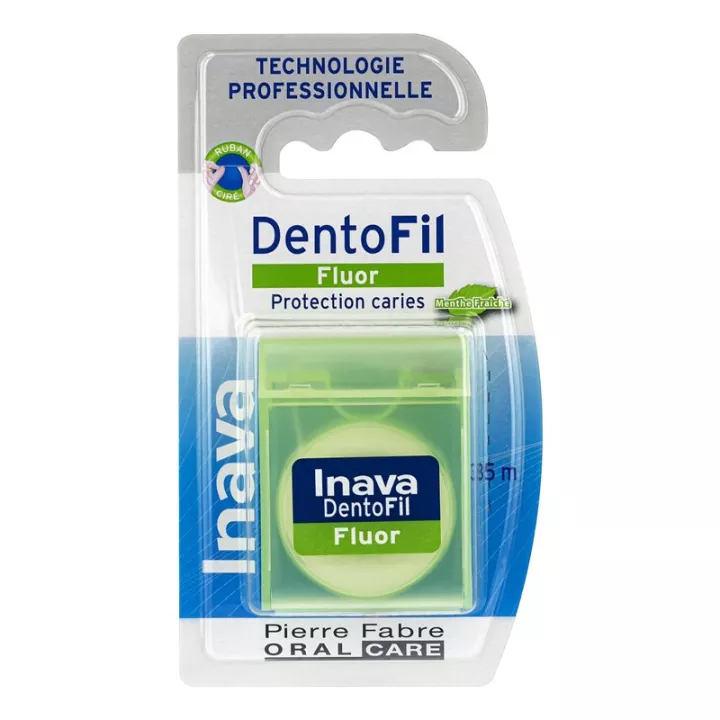 Inava DentoFil Flruor Fil dentaire Fluoré 35 m