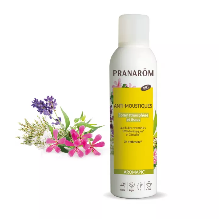 AROMAPIC spray anti-moustique bio Atmosphérique & Tissus Pranarom