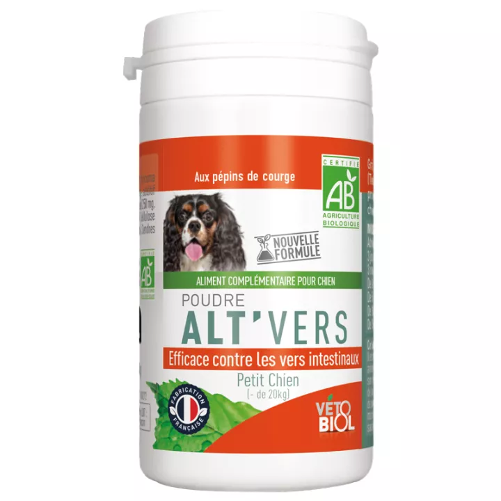 Vetobiol Organic Powder Alt'Vers Intestinal Well-Being Dog & Cat 40g