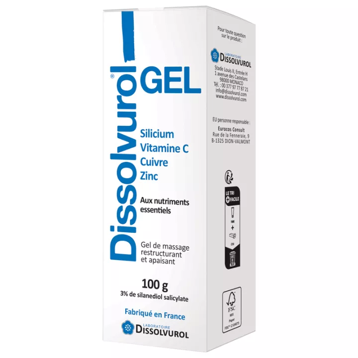 Dissolvurol Gel Massaggio Ristrutturante e Lenitivo 100g