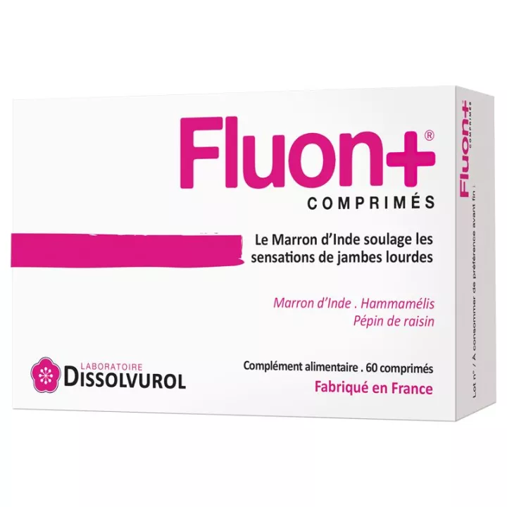 Dissolvurol Fluon+ Jambes lourdes 60 comprimés
