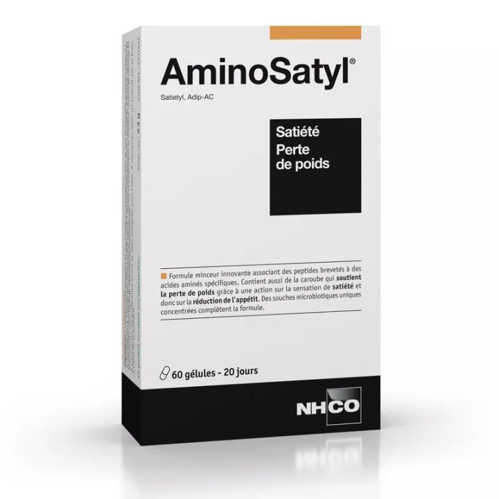NHCO Aminosatyl Satieté Perte de Poids 60 Gélules en vente