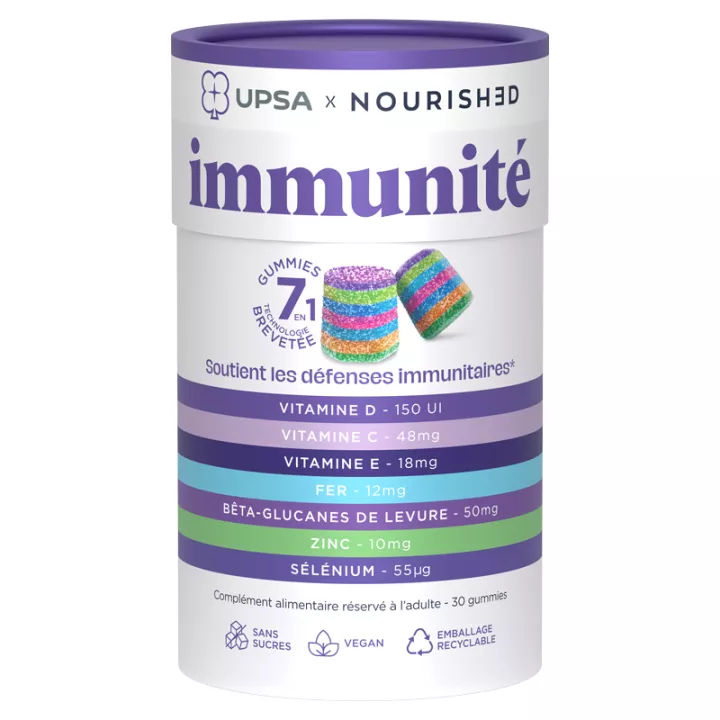 Upsa Nourished 7in1 Immunity 30 Gummis