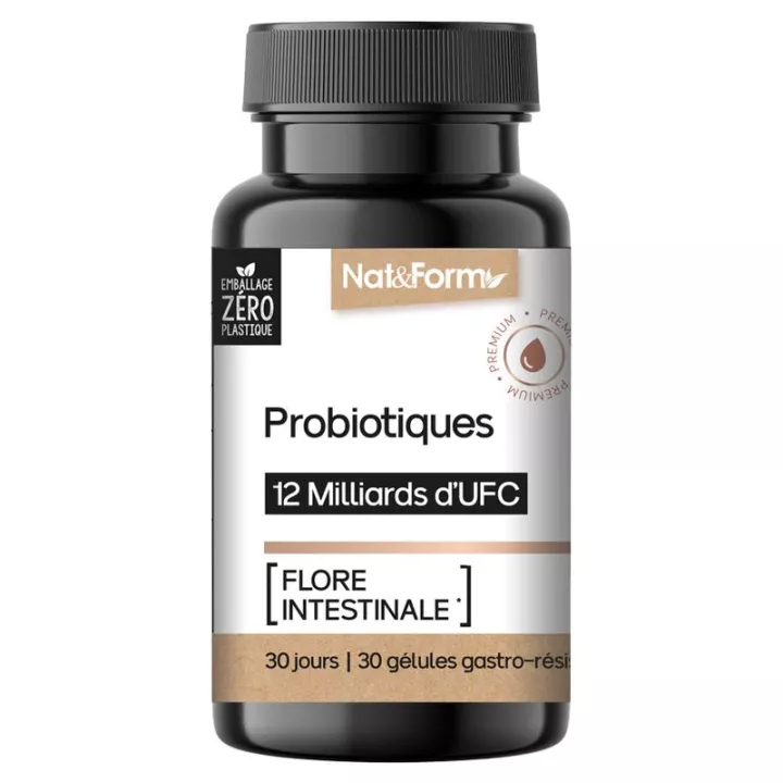 Nat & Form Nutracêutico Probiótico Conforto Intestinal 30 Cápsulas