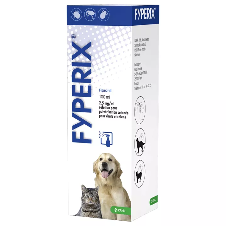 Fyperix Fipronil antiparasitic spray bottle