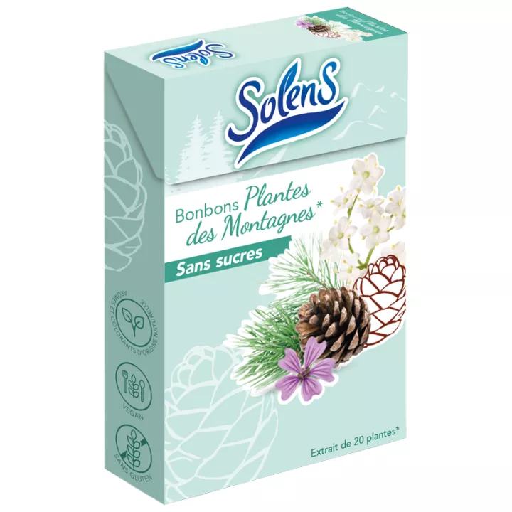 Solens Bonbons Sans Sucres 50 g Plantes des Montagnes